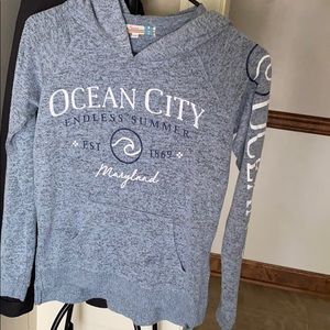 Ocean city sweatshirt.